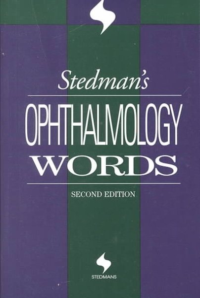 Stedman's Ophthalmology Words cover