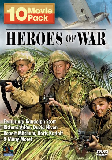 Heroes of War 10 Movie Pack cover