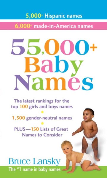 55,000 + Baby Names cover