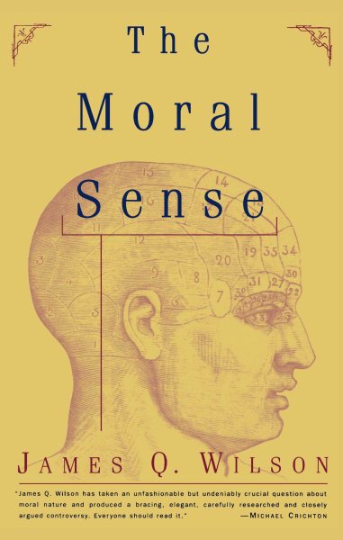 The Moral Sense (Free Press Paperbacks) cover