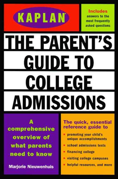 KAPLAN PARENT'S GUIDE TO COLLEGE ADMISSIONS cover