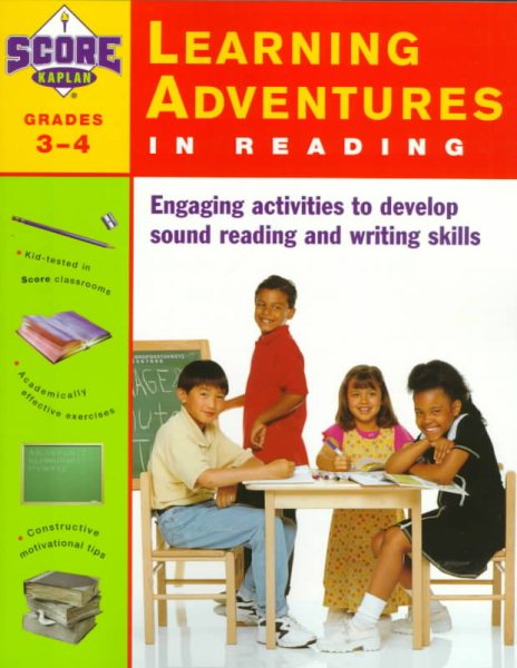 Kaplan Learning Adventures In Reading: Grades 3-4 cover