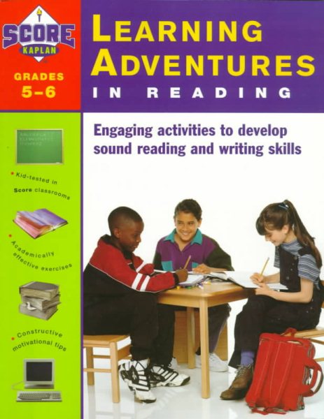 Kaplan Learning Adventures In Reading: Grades 5-6 cover