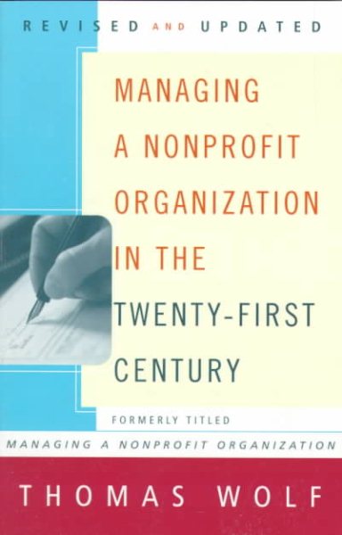 Managing a Nonprofit Organization in the Twenty-First Century cover