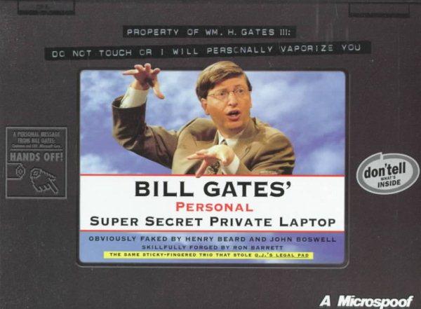 Bill Gates' Personal Super Secret Private Laptop A Microspoof cover