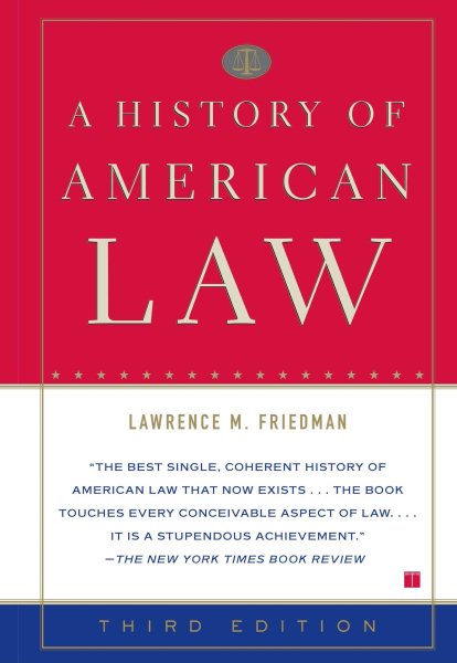 A History of American Law: Third Edition cover
