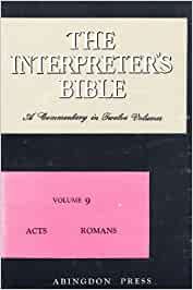 The Interpreter's Bible, Vol. 9: Acts, Romans cover