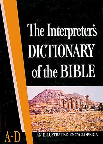 Interpreter's Dictionary of the Bible: 001 cover