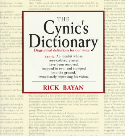 The Cynic's Dictionary cover