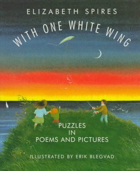 With One White Wing: Puzzles in Poems and Pictures cover