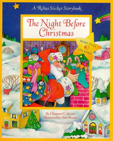 The Night Before Christmas (Rebus Sticker Storybooks) cover