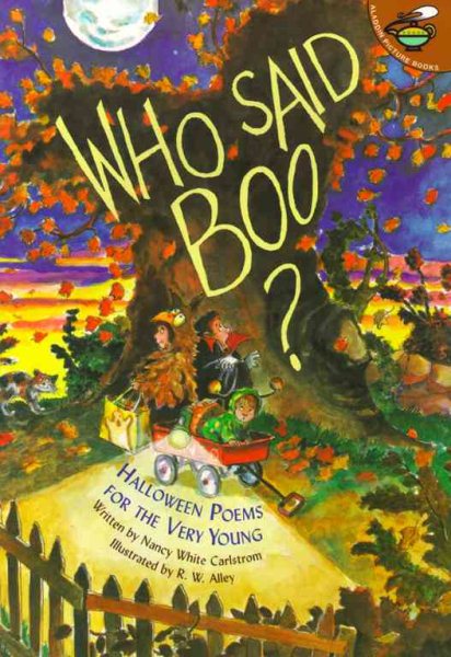 Who Said Boo?: Halloween Poems for the Very Young cover