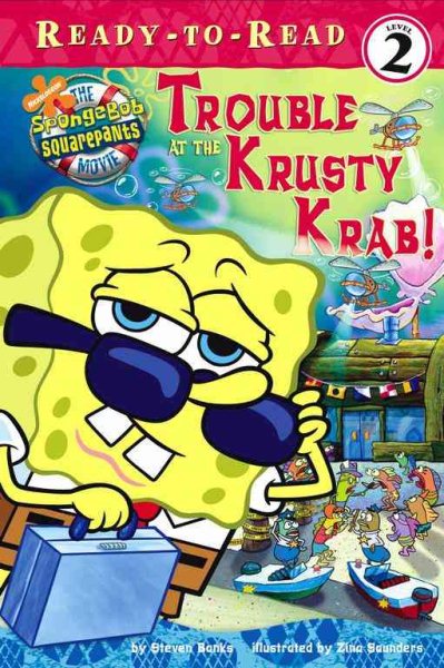 Trouble at the Krusty Krab! (Spongebob Squarepants Ready-to-Read) cover