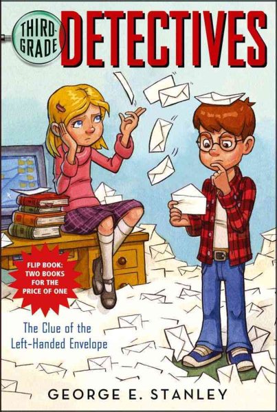 The Clue of the Left-Handed Envelope/The Puzzle of the Pretty Pink Handkerchief: Third-Grade Detectives #1-2 cover