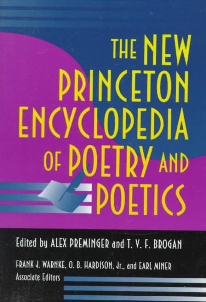 The New Princeton Encyclopedia of Poetry and Poetics cover