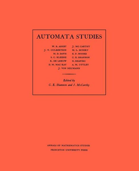 Automata Studies. (AM-34) (Annals of Mathematics Studies) cover