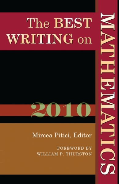 The Best Writing on Mathematics 2010 (The Best Writing on Mathematics, 1) cover