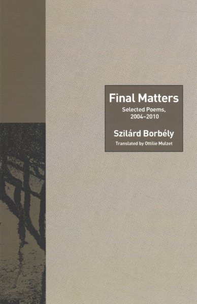 Final Matters: Selected Poems, 2004-2010 (The Lockert Library of Poetry in Translation, 130)