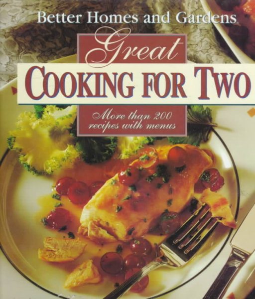 Better Homes and Gardens Great Cooking for Two cover