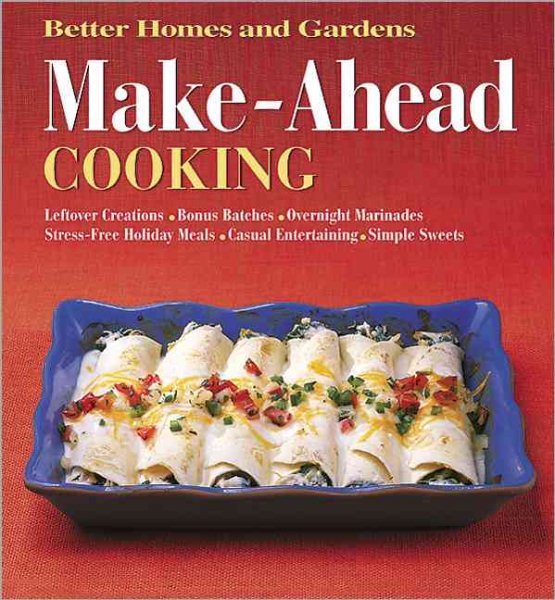 Make-Ahead Cooking (Better Homes & Gardens) cover