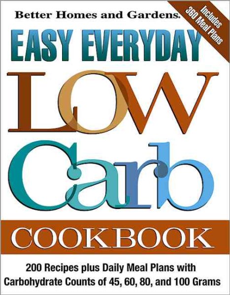 Easy Everyday Low Carb Cookbook cover