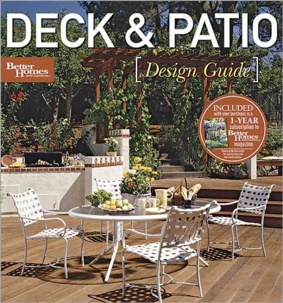Deck & Patio Design Guide (Better Homes and Gardens Home) cover