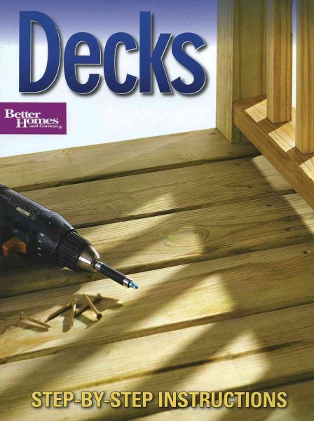 Decks (Better Homes and Gardens Home) cover