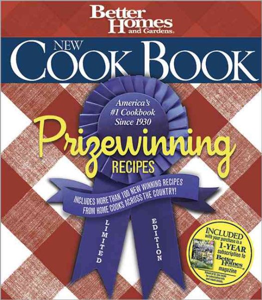 Better Homes and Gardens New Cook Book, Prizewinning Recipes Limited Edition cover