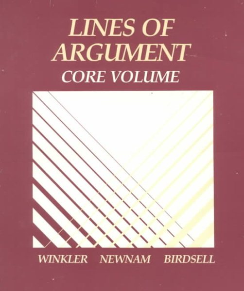 Lines of Argument: Core Volume cover
