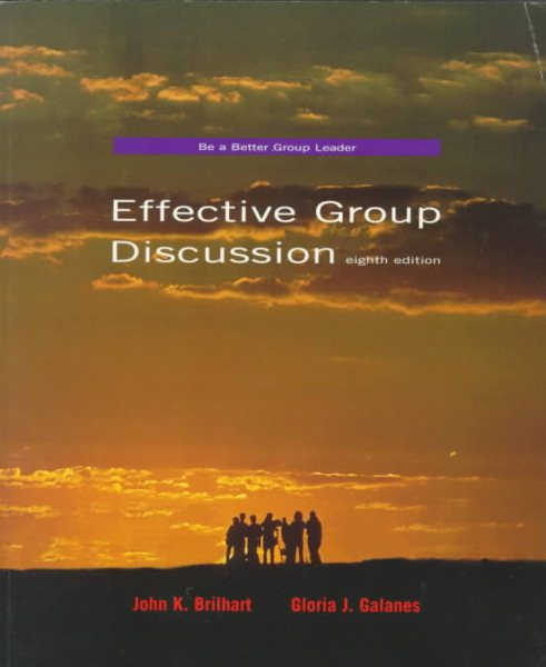Effective Group Discussion, 8th Edition cover