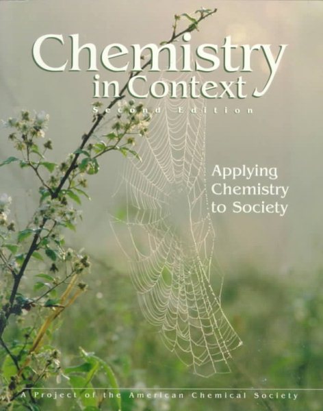 Chemistry in Context: Applying Chemistry to Society cover