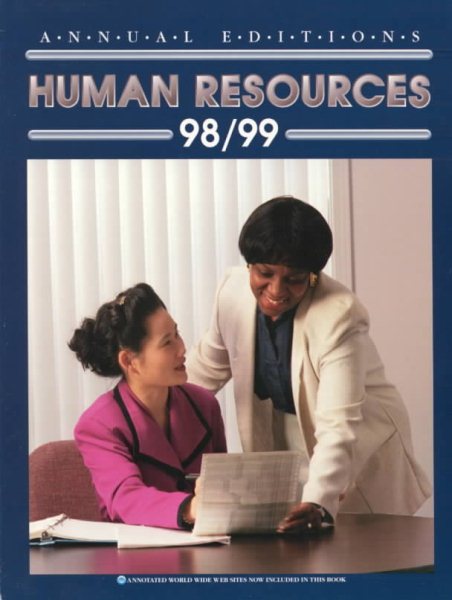 Human Resources Annual 1998-1999 cover