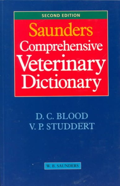 Saunders Comprehensive Veterinary Dictionary cover