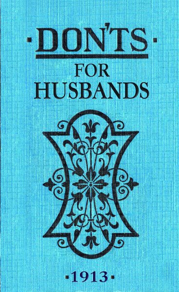Don'ts for Husbands Don'ts for Husbands cover
