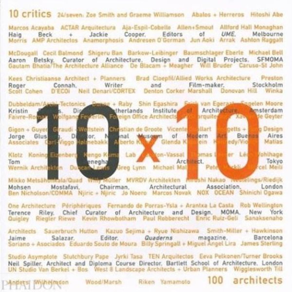 10 X 10:10 critics, 100 architects cover