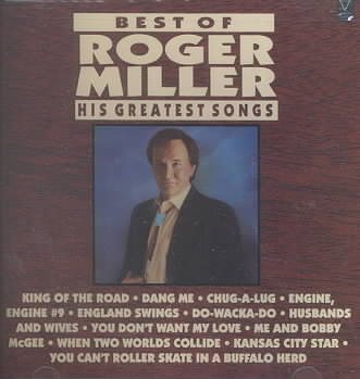 Best Of Roger Miller: His Greatest Songs cover
