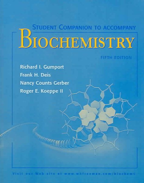 Student Companion to Accompany Biochemistry, 5th Edition cover