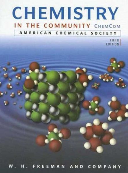 Chemistry in the Community: (ChemCom) cover