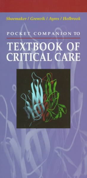 Pocket Companion to Textbook of Critical Care, 3rd Edition cover