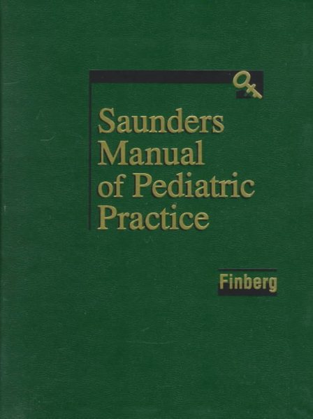 Saunders Manual of Pediatric Practice cover