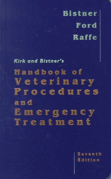 Kirk and Bistner's Handbook of Veterinary Procedures and Emergency Treatment cover