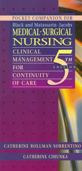 Pocket Companion for Medical-Surgical Nursing: Clinical Management for Continuity of Care cover