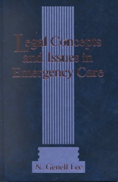Legal Concepts and Issues in Emergency Care cover