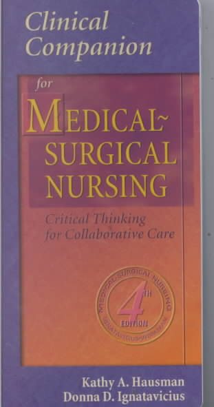 Clinical Companion to Medical-Surgical Nursing cover