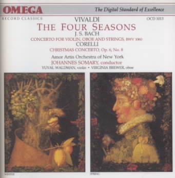 Vivaldi: The Four Seasons/Bach: Concerto in C minor for Violin, Oboe and Strings/Corelli: Christmas Concerto cover