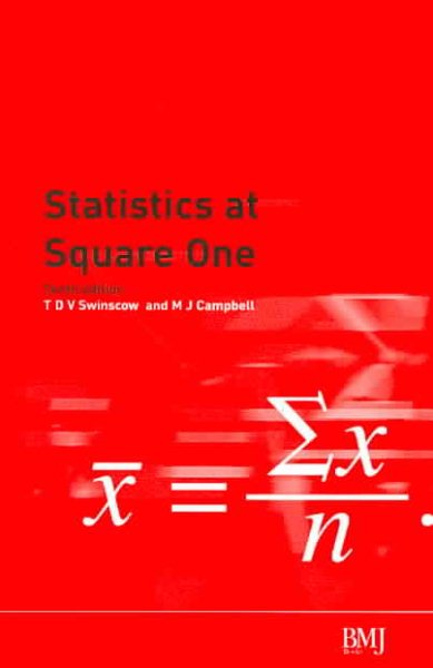 Statistics at Square One cover