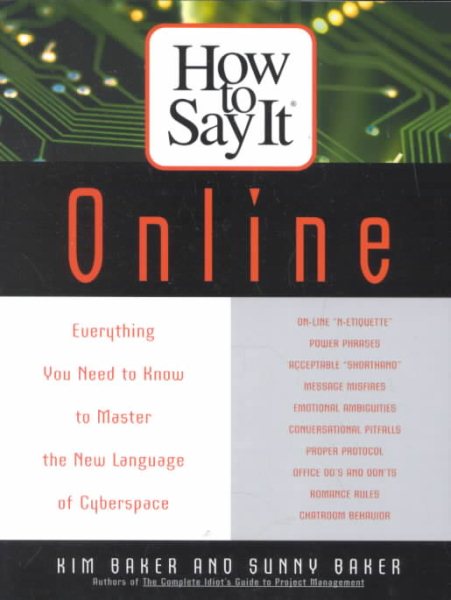 How To Say It Online cover