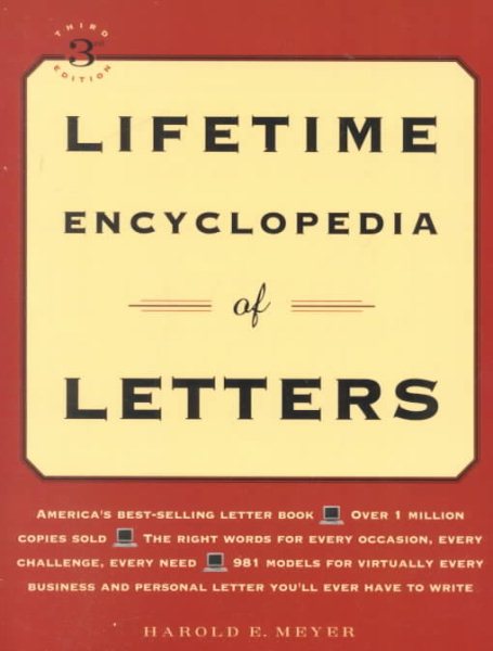 Lifetime Encyclopedia of Letters cover