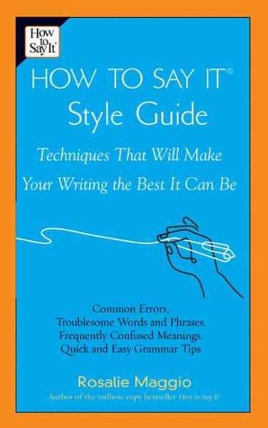 How to Say It Style Guide cover