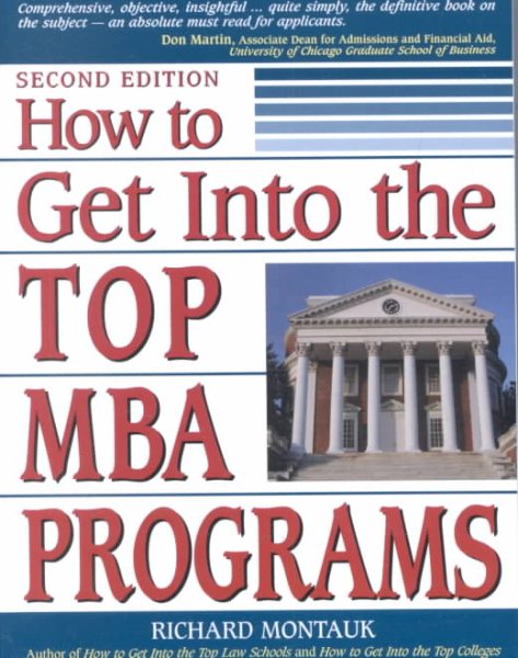 How to Get Into the Top MBA Programs cover